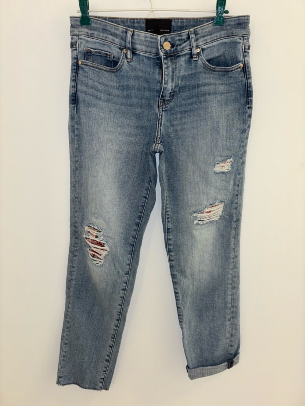 Light Blue Distressed Women’s Jeans
